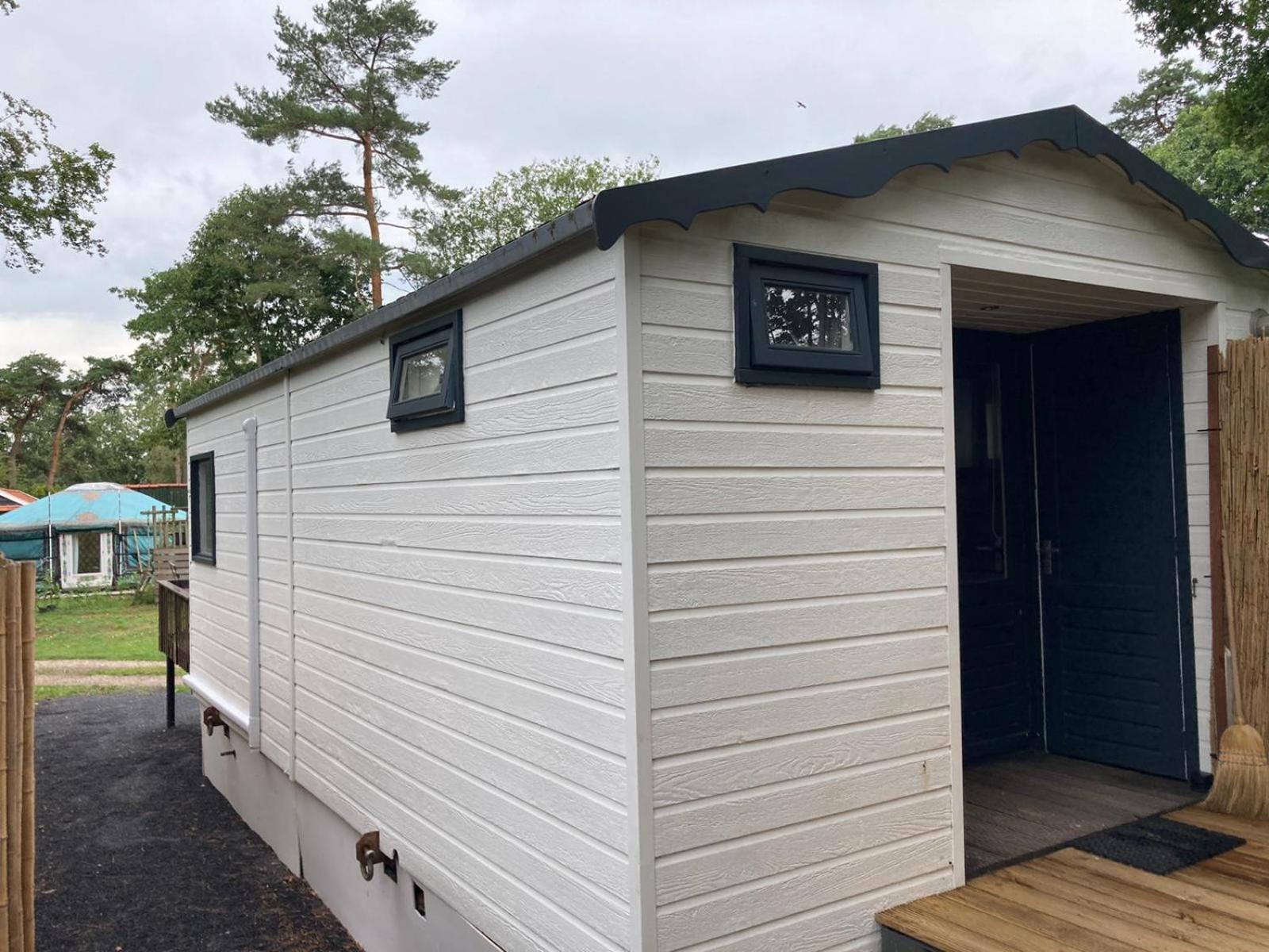 Tiny House 'T Heidehoes In Usselo Энсхеде Экстерьер фото